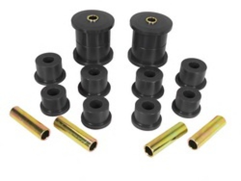 Jeep Cherokee XJ Leaf Spring Bushing Kit - Rear - Rugged Ridge - Polyurethane - Black - `84-`01